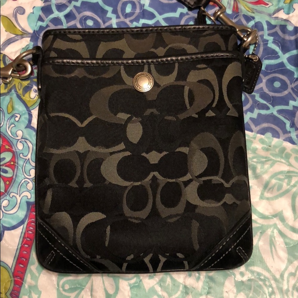 Black Coach crossbody